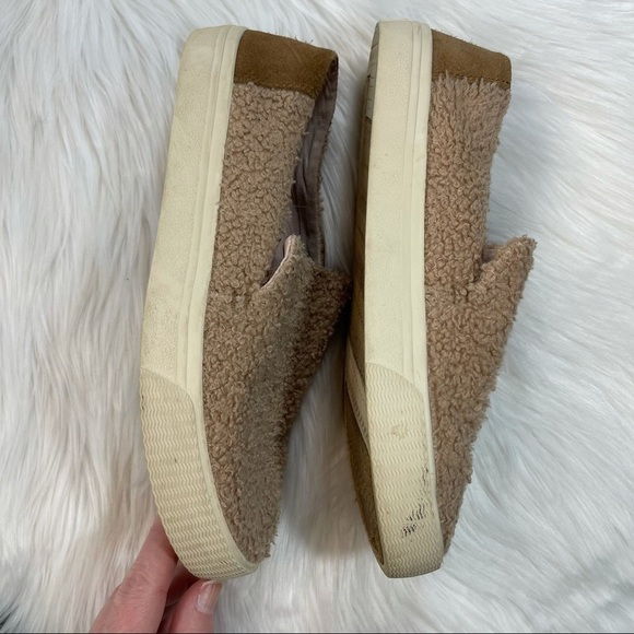Toms Sunset Faux Shearling Slip On Sneakers size 8 - Picture 5 of 9